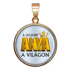 Legjobb Anya a világon (2.) – medál lánccal vagy kulcstartóval medál