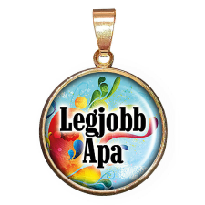  Legjobb Apa – medál lánccal vagy kulcstartóval medál