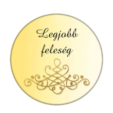  Legjobb Feleség kitűző kitűző