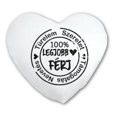 Legjobb férj pecsét - Párna lakástextília