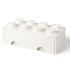 LEGO 40061740 Fiókos tárolódoboz (4x2) - Fehér (40061735) bútor