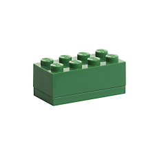LEGO 40121734 Tárolódoboz (4x2) - Zöld (40121734) bútor