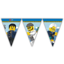 LEGO City zászlófüzér FSC party kellék