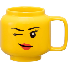 LEGO Copenhagen Winking Girl 255ml Bögre - Sárga (40460803) bögrék, csészék