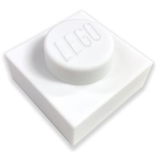 LEGO Éjszakai fény, LEGO Iconic 1x1 plate, fehér (LLGLLP50) világítás