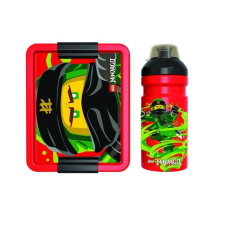 LEGO Ninjago: 40581733 uzsonnás doboz és kulacs - Piros papírárú, csomagoló és tárolóeszköz