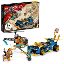 LEGO Ninjago: Jay és Nya EVO versenyautója 71776 lego