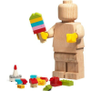 LEGO Room Copenhagen LEGO Wooden Gyerekszoba Fa LEGO figura Dekoráció 27cm