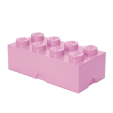 LEGO Storage Brick 8 Tárolódoboz 25x50cm - Rózsaszín (40041738) bútor