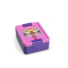 LEGO Uzsonnás doboz, LEGO &quot;Bee&quot;, lila-rózsaszín-mintás uzsonnás doboz