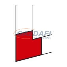LEGRAND 010768 DLP lapos kanyarelem 80x65 mm-es csatornához PVC villanyszerelés
