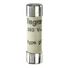 LEGRAND 012301 Lexic hengeres olvadóbiztosító 1A gG 8,5 x31,5 kiolvadás jelző nélkül