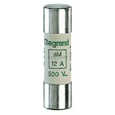LEGRAND 013012 Lexic hengeres olvadóbiztosító 12A aM 10 x38 ütőszeg nélkül villanyszerelés