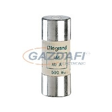 LEGRAND 015097 Lexic hengeres olvadóbiztosító 125A aM 22 x58 ütőszeg nélkül villanyszerelés