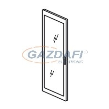 LEGRAND 020564 XL3 4000 üveg ajtó 725mm domború villanyszerelés
