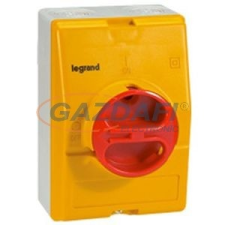 LEGRAND 022179 Tokozott főkapcsoló 3P 20A Z+Ny érintkezővel villanyszerelés