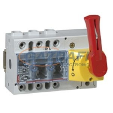 LEGRAND 022320 Vistop 100A 3P mellső, piros kar/sárga fedlap, terhelésszakaszoló kapcsoló sínre villanyszerelés