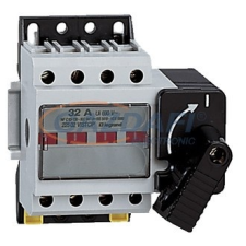 LEGRAND 022498 Vistop 32A 2P mellső, fekete karral, terhelésszakaszoló kapcsoló villanyszerelés