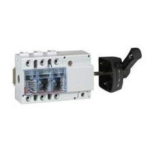 LEGRAND 022525 Vistop 100A 3P oldalsó, fekete karral, terhelésszakaszoló kapcsoló sínre ( Legrand 022525 ) villanyszerelés