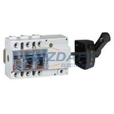 LEGRAND 022544 Vistop 125A 3P oldalsó, fekete karral, terhelésszakaszoló kapcsoló sínre villanyszerelés