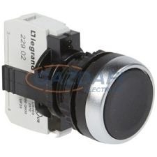 LEGRAND 023706 Osmoz süllyesztett nyomógomb - Z - fekete villanyszerelés