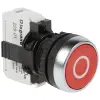 LEGRAND 023708 Osmoz süllyesztett nyomógomb - Ny - piros "0" jelzéssel