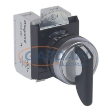 LEGRAND 023736 Osmoz hosszított forgókaros 3 állású középre visszaugrós kapcsoló - 2Z - fekete villanyszerelés