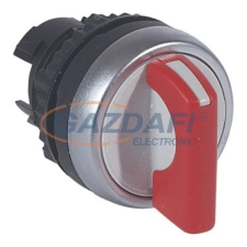 LEGRAND 023905 Osmoz forgatókaros 2 fix állású kapcsoló - piros villanyszerelés