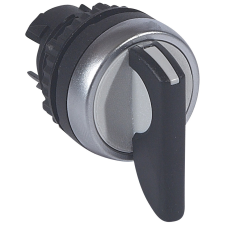 LEGRAND 023943 Osmoz hosszúkaros 3 állású középre visszaugrós kapcsoló - fekete ( Legrand 023943 ) villanyszerelés