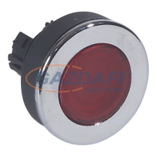 LEGRAND 024008 Osmoz extralapos világító nyomógomb - piros Ø30 villanyszerelés