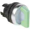 LEGRAND 024032 Osmoz forgatókaros 2 fix V állású világító kapcsoló - zöld