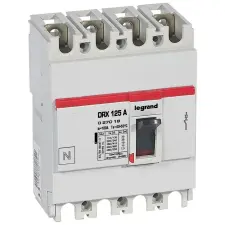 LEGRAND 027018 DRX100 4P 10 kA 100A t.m. kompakt megszakító villanyszerelés