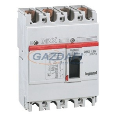 LEGRAND 027077 DRX100 4P 35 kA 75A t.m. kompakt megszakító villanyszerelés