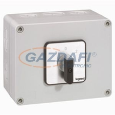 LEGRAND 027712 Tokozott görgős kapcsoló 3P 16A PR12 0-1 villanyszerelés