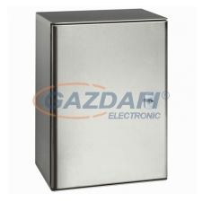 LEGRAND 035202 Atlantic 304L rozsdamentesfém elelmiszeripari elosztószekrény 500x400x200 tömör ajtóval villanyszerelés