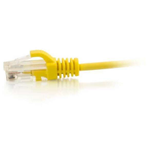 LEGRAND 051554 patch kábel, Cat6A, árnyékolt, 5m, sárga kábel és adapter