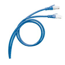 LEGRAND 051753 patch kábel RJ45-RJ45 Cat6 árnyékolt (S/FTP) PVC 2 méter kék d: 6,2mm AWG27 LCS3 ( Legrand 051753 ) egyéb hálózati eszköz