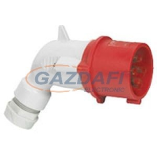 LEGRAND 056458 P17 Tempra Dfhm-164k09 m 400V IP44 meghajlított hordozható dugó villanyszerelés