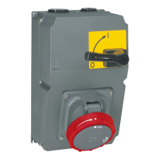 LEGRAND 059114 Hypra ráépíthető csatlakozóaljzat főkapcsolóval 125A 3P+E 400V villanyszerelés