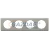 LEGRAND 066604 Céline 4-es keret szürke gyöngy
