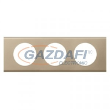 LEGRAND 069113 Céliane hármas keret, világosnikkel villanyszerelés