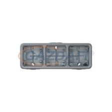 LEGRAND 069680 Plexo 55 falonkívüli doboz 3-as vízszintes, membrános, szürke villanyszerelés