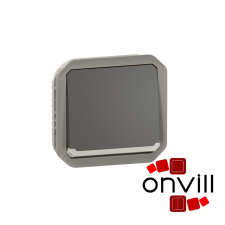 LEGRAND 069803L, Plexo 55 váltókapcsoló jelzőfénnyel 10A, antracit villanyszerelés