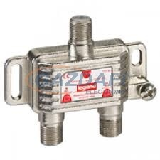 LEGRAND 073980 Antenna rendszer 2-es elosztó 5-2150MHz, -4,5dB, F csatlakozós villanyszerelés