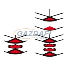LEGRAND 075719 Állítható külső könyök: 85–120° antimikrobiális 180x50 mm csatornához villanyszerelés