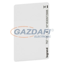 LEGRAND 076711 Program Mosaic belépőkártya (50x80 mm) villanyszerelés