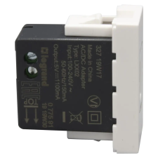 LEGRAND 077591 Program Mosaic USB töltő aljzat, 750 mA, 1 modulos, fehér villanyszerelés