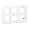 LEGRAND 078832L Program Mosaic keret 2x3x2m, vízszintes, fehér
