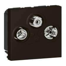 LEGRAND 079186L Program Mosaic TV-R-SAT csatlakozóaljzat, antracit villanyszerelés