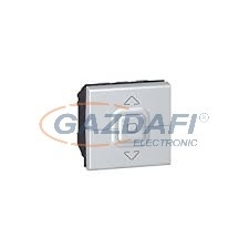 LEGRAND 079226 Program Mosaic redőnykapcsoló 2m, 10A, alumínium villanyszerelés